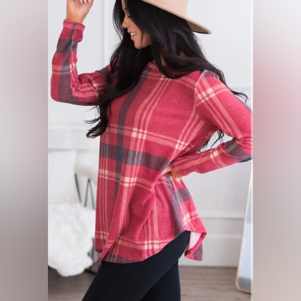 NWT Plaid Tunic